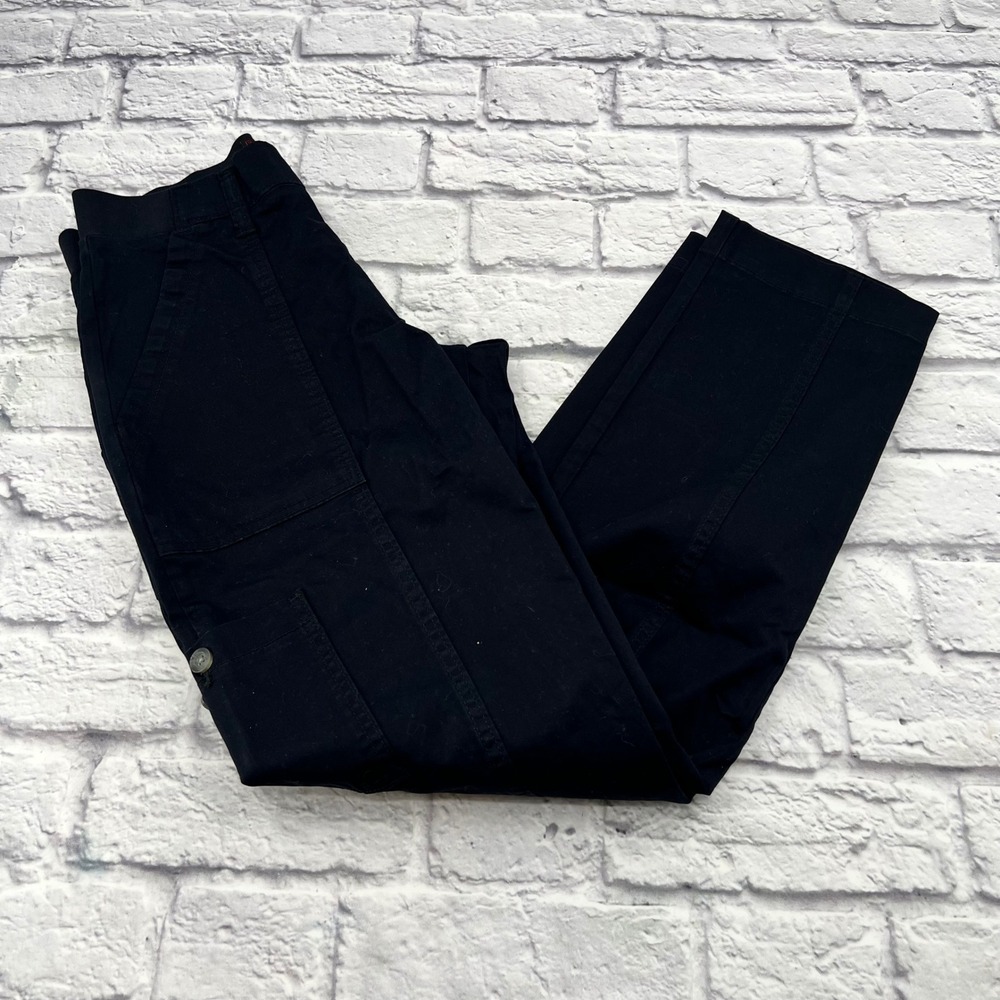 Lee Womens Ultra Lux Comfort Utility Pant Straight Mid Rise Black 2 M 112338974